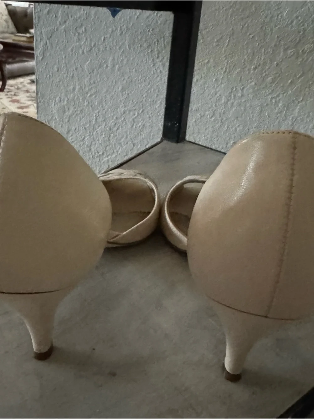 Gianni Bini Braided d’Orsay Peep Toe Nude Pump - Picture 7 of 10